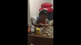 Filipino kid tries to speak english