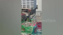 Two people trapped inside collapsed hotel in the Philippines