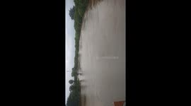 Floating around the house and over village