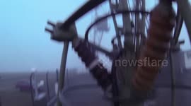 RAW: Antenna BASE Jump into thick fog- one of my best jumps yet