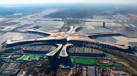 World's largest airport officially opens in Beijing after four years of construction
