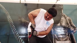 Strongest man in India BREAKS 17 iron rods in 15 seconds in hopes of Guinness World Record