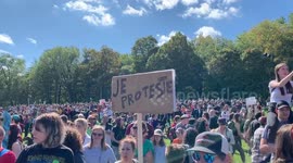 Climate protest in Montreal