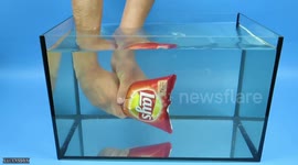 OPENING LAY'S IN WATER I Experiment