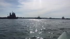 Tugboats in South Portland, Maine