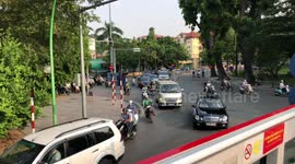 Hanoi’s busy roundabouts.