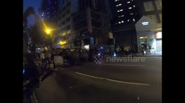 Protesters clash with police in Causeway Bay