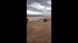 Outlet of the Rio Cuale river in Puerto Vallarta