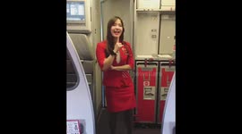 Air Hostess Dances While Waiting For Pilot