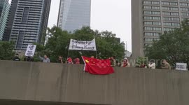 Pro-China protesters show up at Toronto rally and get immediately outnumbered