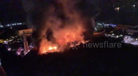 Fire destroys theme park in the Philippines in suspected arson attack