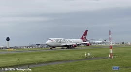 Many take offs of different planes at Manchester Airport.(Inc the ww2 bbmf Dakota)
