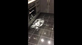 Oven glass exploded