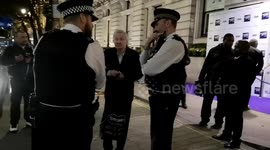 Louis Walsh from 'X Factor' gets help from police after getting caught up in Extinction Rebellion protests in London