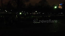 Boston Bombings - Celebration of capture of Dzhokhar Tsarnaev at Boston Common