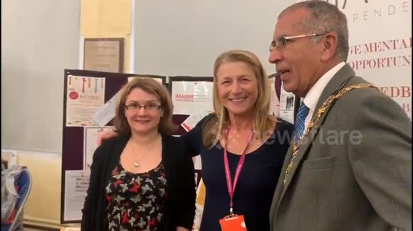Mayor visits Redbridge Institute Mental Health Festival 2019