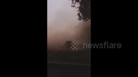 SANTA ANA WINDS BLOWING THROUGH CAMARILLO, CA