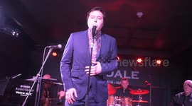 Chip off the old block! Robin Gibb's son RJ showcases his quivering vocals that bear uncanny resemblance to his late father