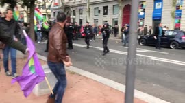 Clashes at the Kurdish demonstration in Lyon
