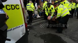 Arrests of Extinction Rebellion Protestors in Whitehall