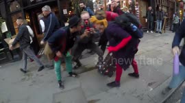 Clowns At the Extinction Rebellion Protest In Whitehall