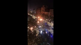 Right in front of my house... #tsunamidemocractic #Barcelona #Catalunya https://t.co/phNQQUcARr