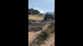 Tundra almost rolled over!