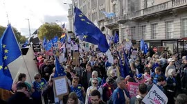 Views Of The Peoples March In London