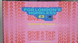 Contactless donation point to help London's homeless