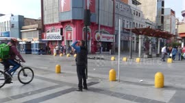 Protests in the city center because of people's discontent over the president’s demands