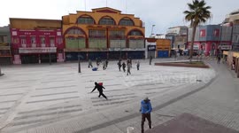 Protests in the city center because of people's discontent over the president’s demands