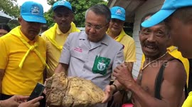 Thai fisherman set for windfall after finding valuable whale vomit