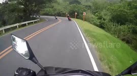 Motorcyclists have head-on collision in the Philippines