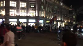 Masked bicyclists with fireworks to bring London's Oxford Circus to standstill