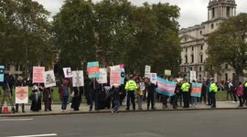 Protest for tolerance - WESTMINSTER