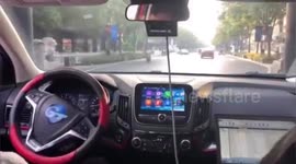 5G remote-control car drives on open road for the first time in China