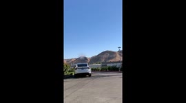 OakFire being put out in Calabasas