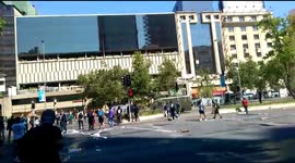 strong repression and confrontations of the Chilean armed forces