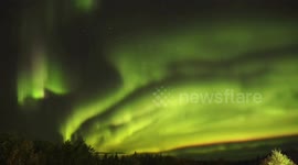 Stunning timelapse of Northern Lights in Canada