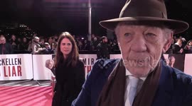 Sir Ian McKellen said yes before reading the script for 'The Good Liar'