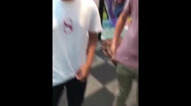 Magic takes guys pant of magic trick