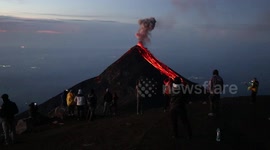 Fuego eruption in Guetemala