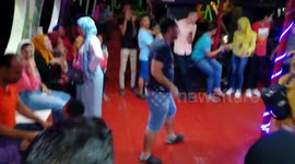 Funny Acting Show Ras El Bar Floating Boat