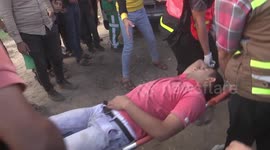 Dozens of Palestinians injured by Israeli forces at Gaza border