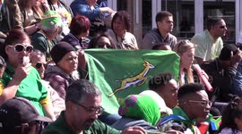 South African fans optimistic ahead of Rugby World Cup final
