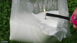 Firecracker in a non-Newtonian liquid I Experiments