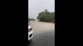 flooding in martinique