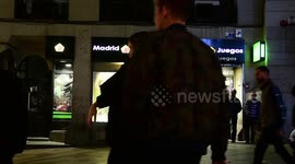 Bookmakers: poor neighborhood, secured game with gambling houses in Madrid, Spain