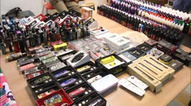 Police seize hundreds of e-cigarettes and vaping accessories in Thailand