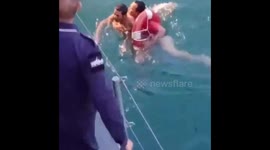 Thai fisherman rescued after spending 12 hours at sea